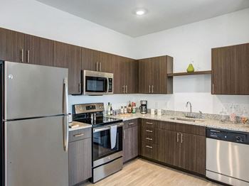 Premium stainless-steel appliance package